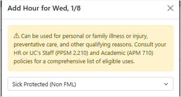protected sick leave