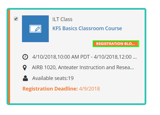 registration blocked message